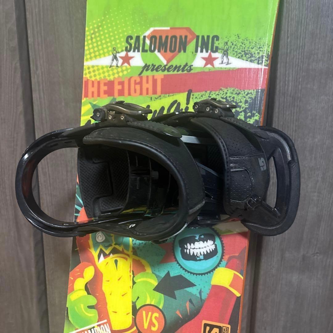 SALOMON キッズスノーボード 140cm ビンディング バートンSサイズ