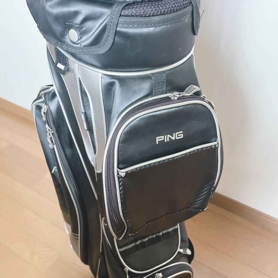 K215 美品 PING ピン TRAVERSEトラバース キャディバッグ
