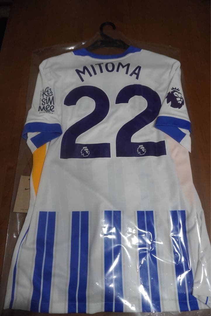 三苫薫　ブライトン 22 サッカージャージ　ユニフォーム　 L