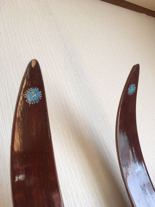 昭和？の木製スキー なんと新品！未使用！