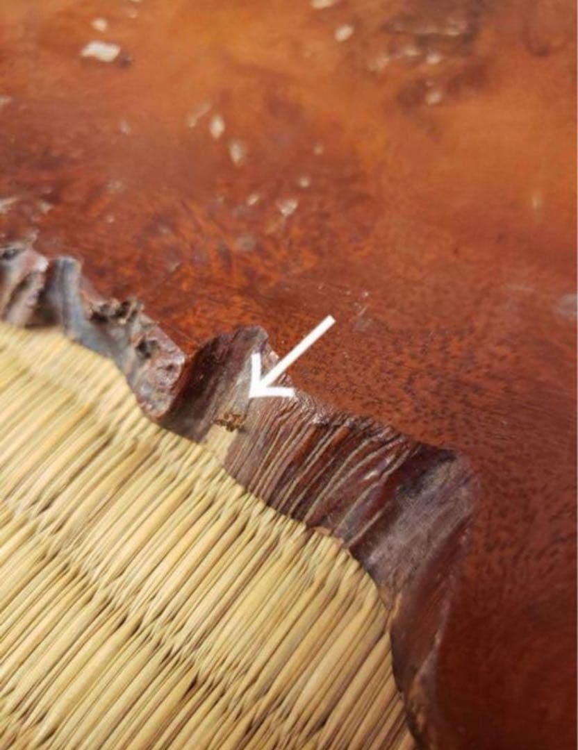 無垢の花台　花梨？無垢　盆栽飾り台山野草飾り台m-N039 55センチ