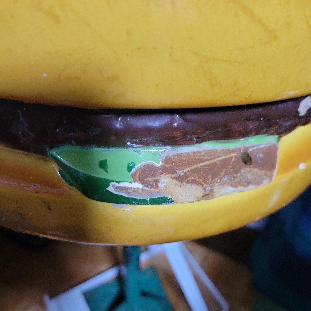 ヴィンテージ ハンバーガー パッチ 1体のみ。 ハンバーガー オブジェ