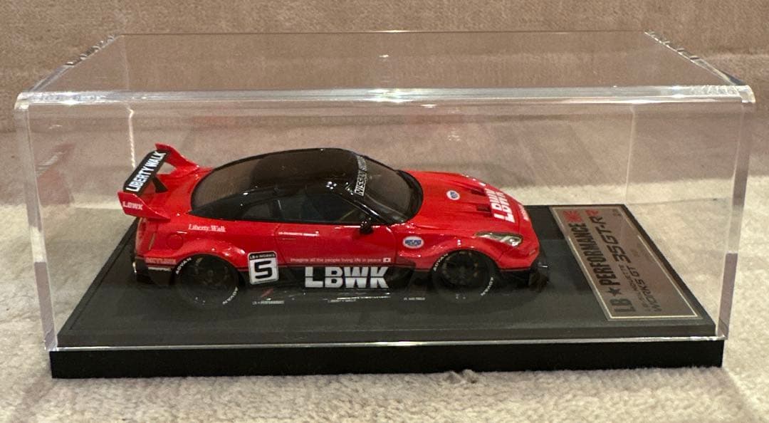 LBWK 35GT-R 1/43赤　LB⭐︎PERFORMANCE【限定2/20】