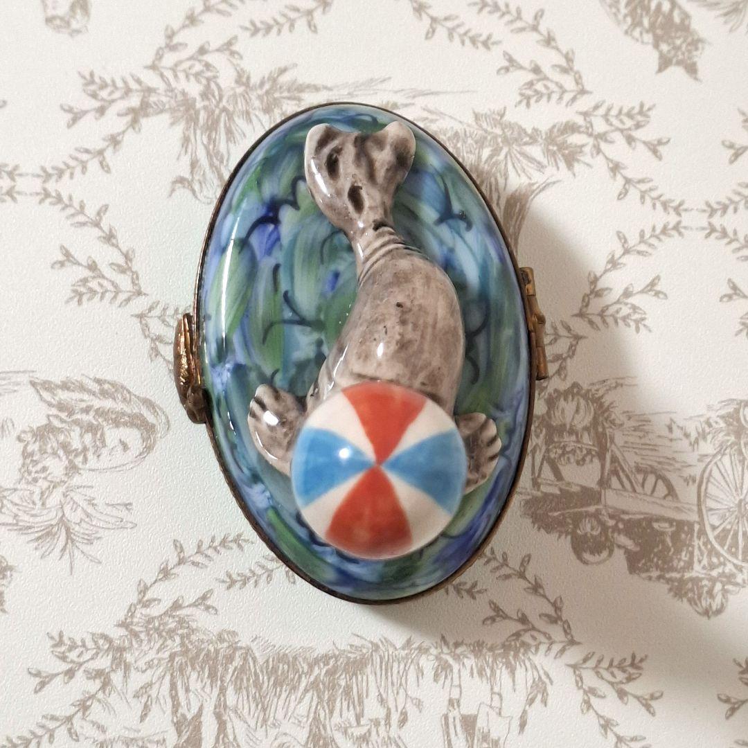 ★曲芸‼★アシカ リモージュボックス