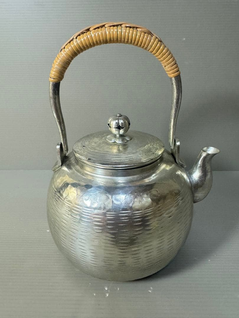 2509 急須　『いぶし銀』『底黒』『丸型』『湯沸』『水注』　茶道具