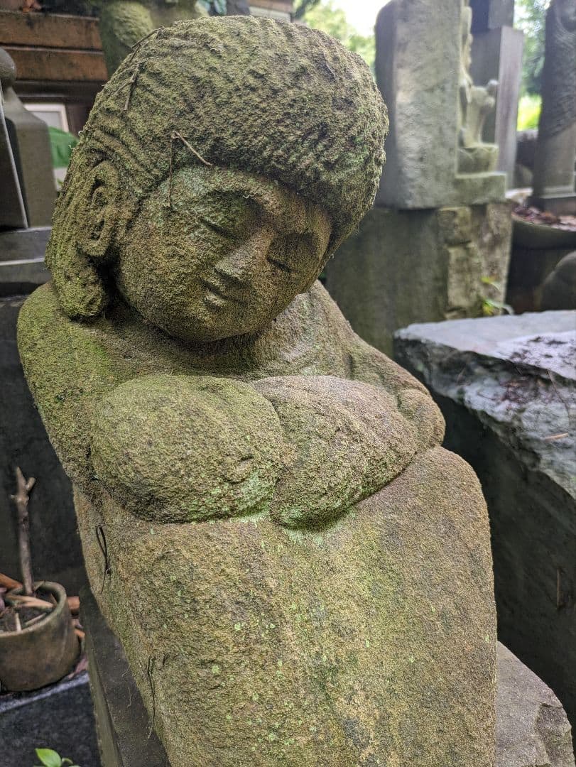 石仏、子安菩薩、多胡石、母子、母性愛、