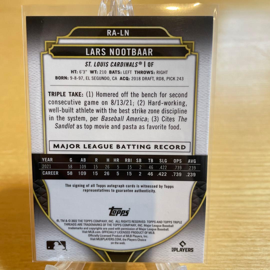 【RC ルーキーカード】大活躍中、ヌートバー