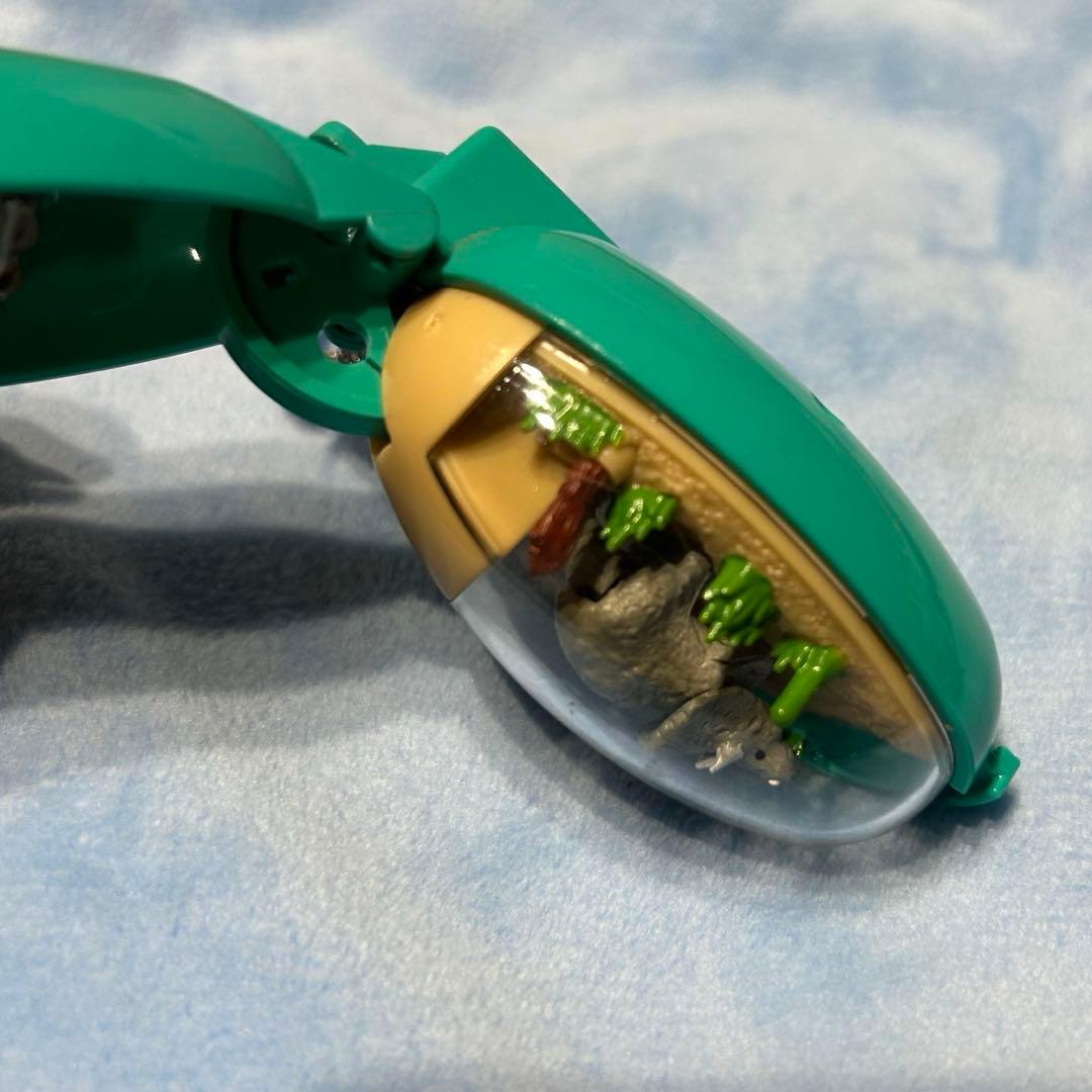 ポケットクリッター　恐竜　トリケラトプス　キーホルダー　レトロ