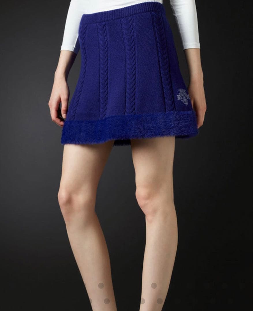 デサント DESCENTE ゴルフウェア ケーブルニットスカート LUXE