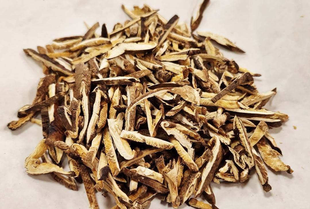 お徳用業務価格卸値！伊豆産原木栽培干し椎茸小割れスライスしいたけ1㎏