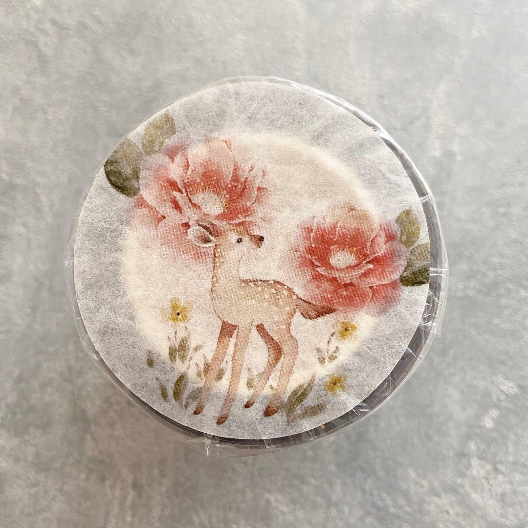 ⭐️SALE⭐️媛子文创《花鹿小径》海外マスキングテープ　マステ 【2561】