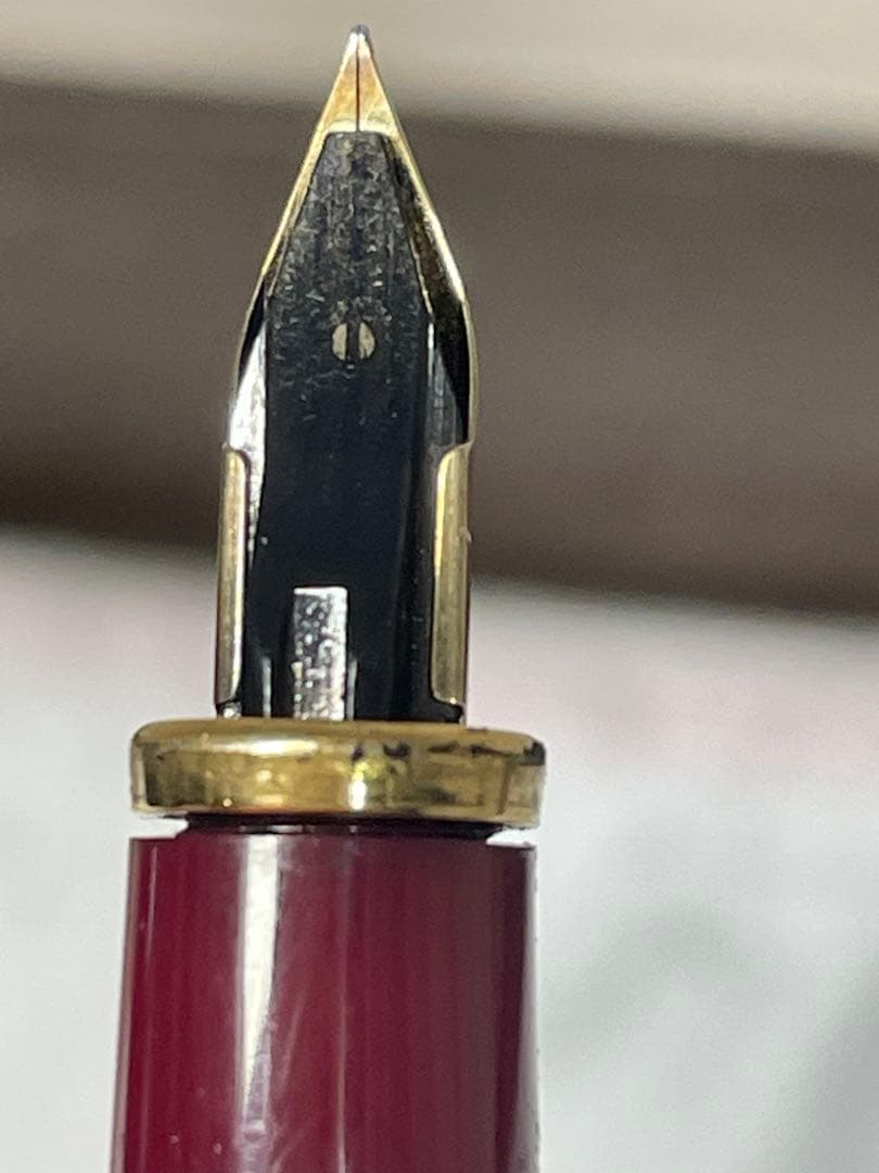 PLATINUM プラチナ 万年筆 ペン先14K P 細　14金ゴールド