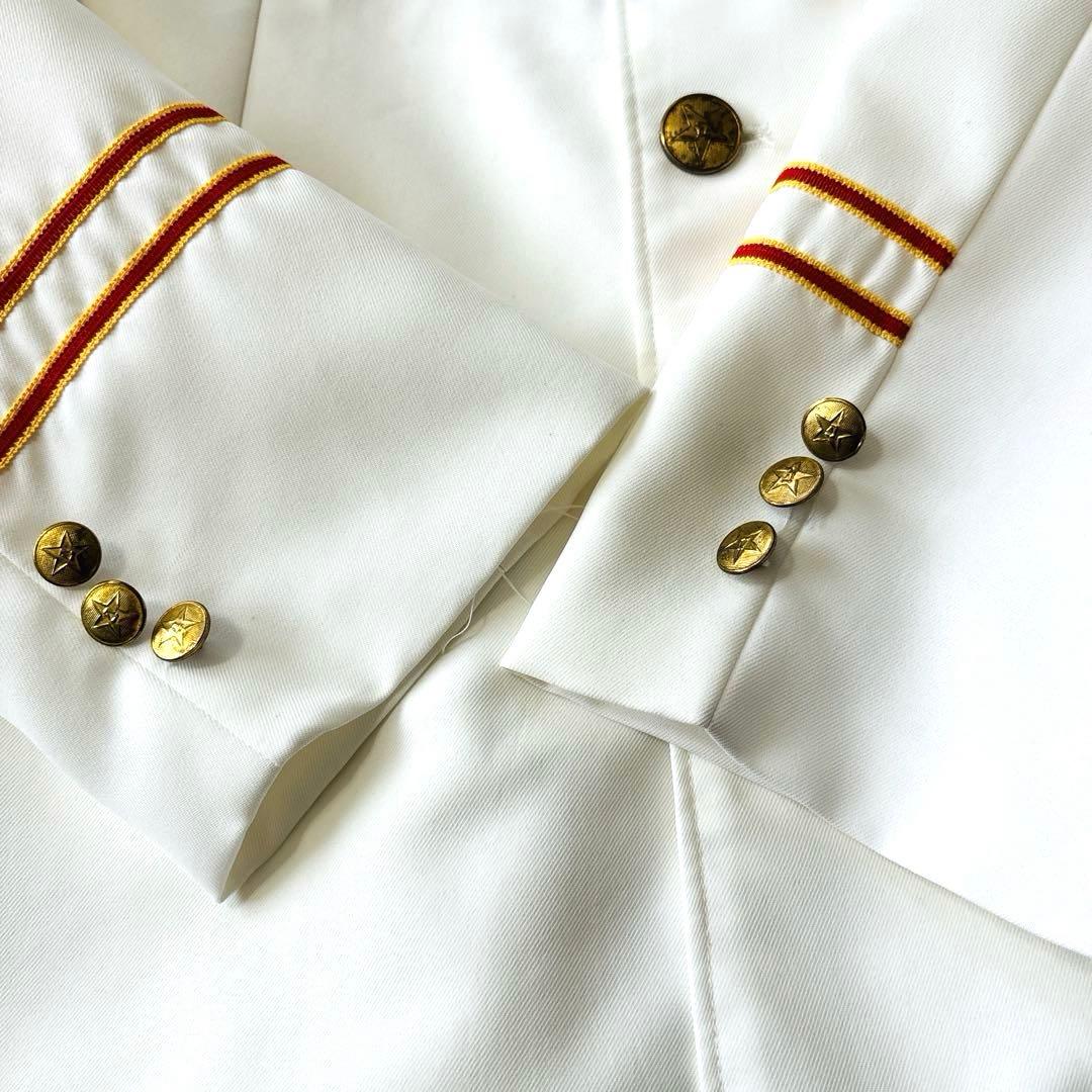 ソ連海軍 日本海軍　白ジャケット 大佐肩章付（本物か詳細不明）ヴィンテージ　仮装