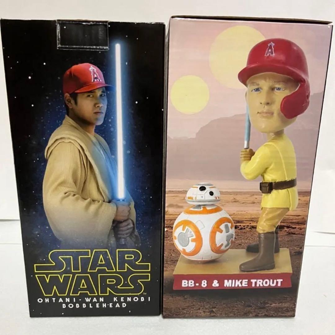 スターウォーズセット　大谷翔平　マイクトラウト　BB-8 エンゼルス 非売品