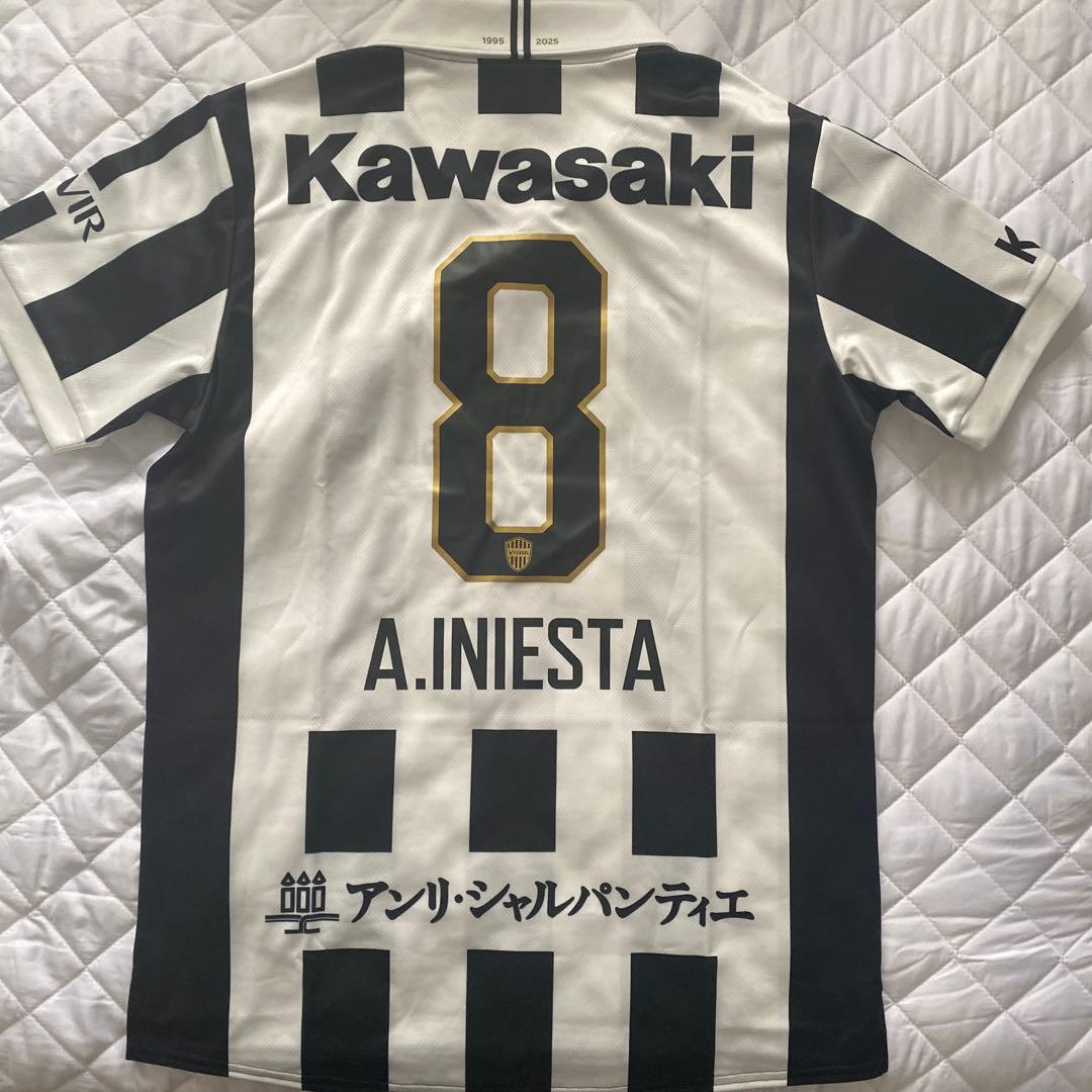 ヴィッセル神戸　30周年記念ユニフォーム レプリカ　イニエスタ　XL