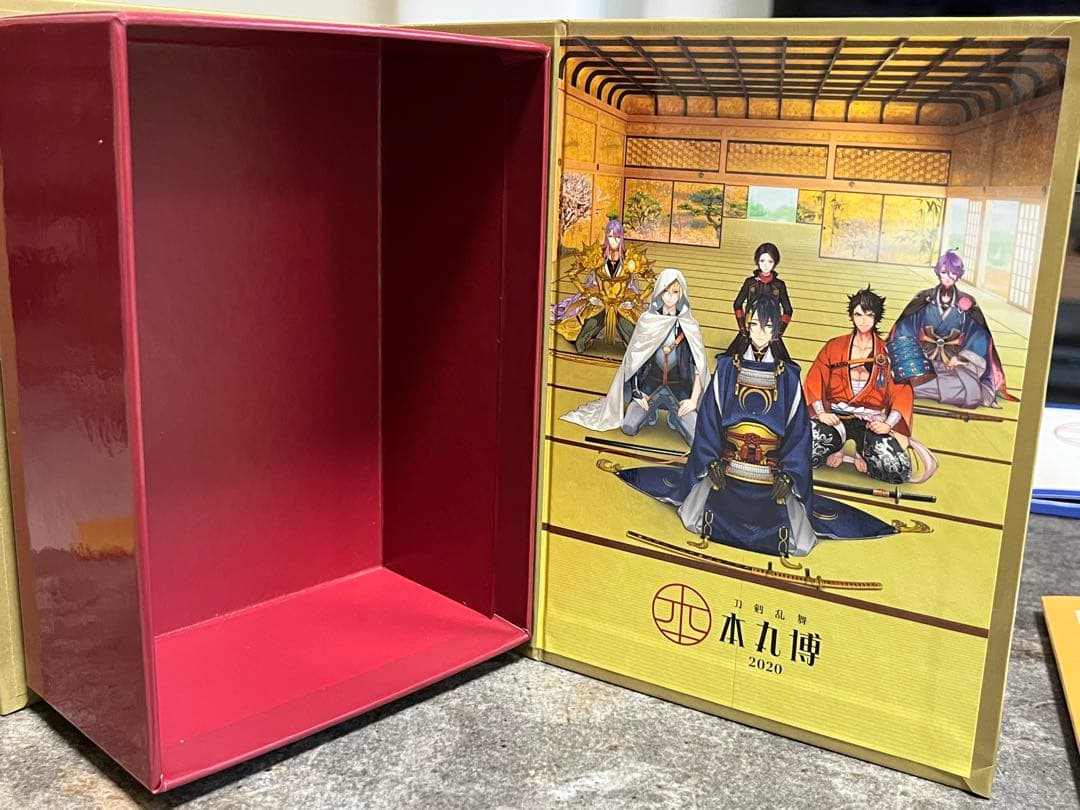 刀剣乱舞　本丸博2020　跪坐ポストカードセット　8種＋BOX