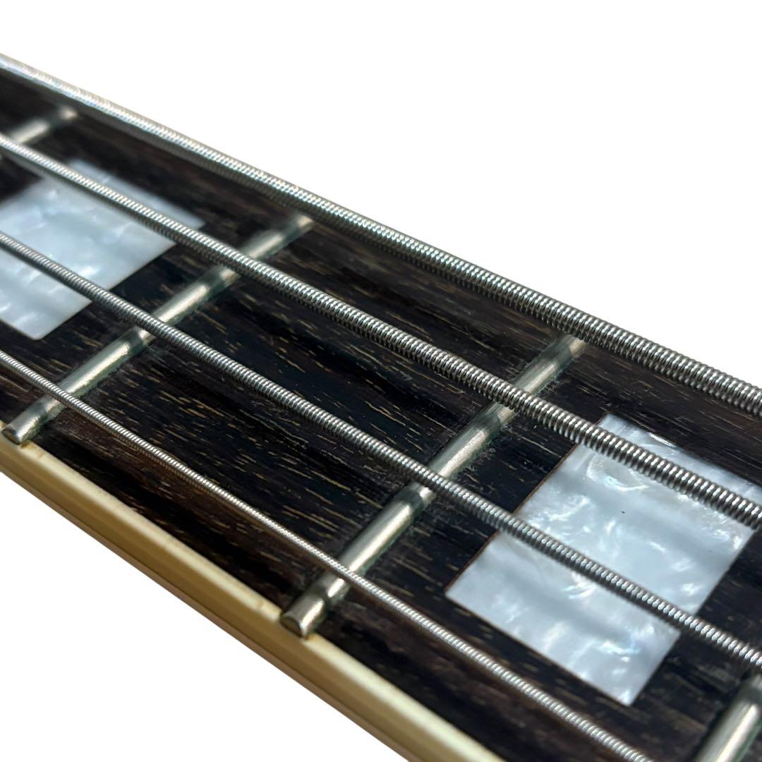 レフティー 左利き GrassRoots レスポール ベース 白 ソフトケース付