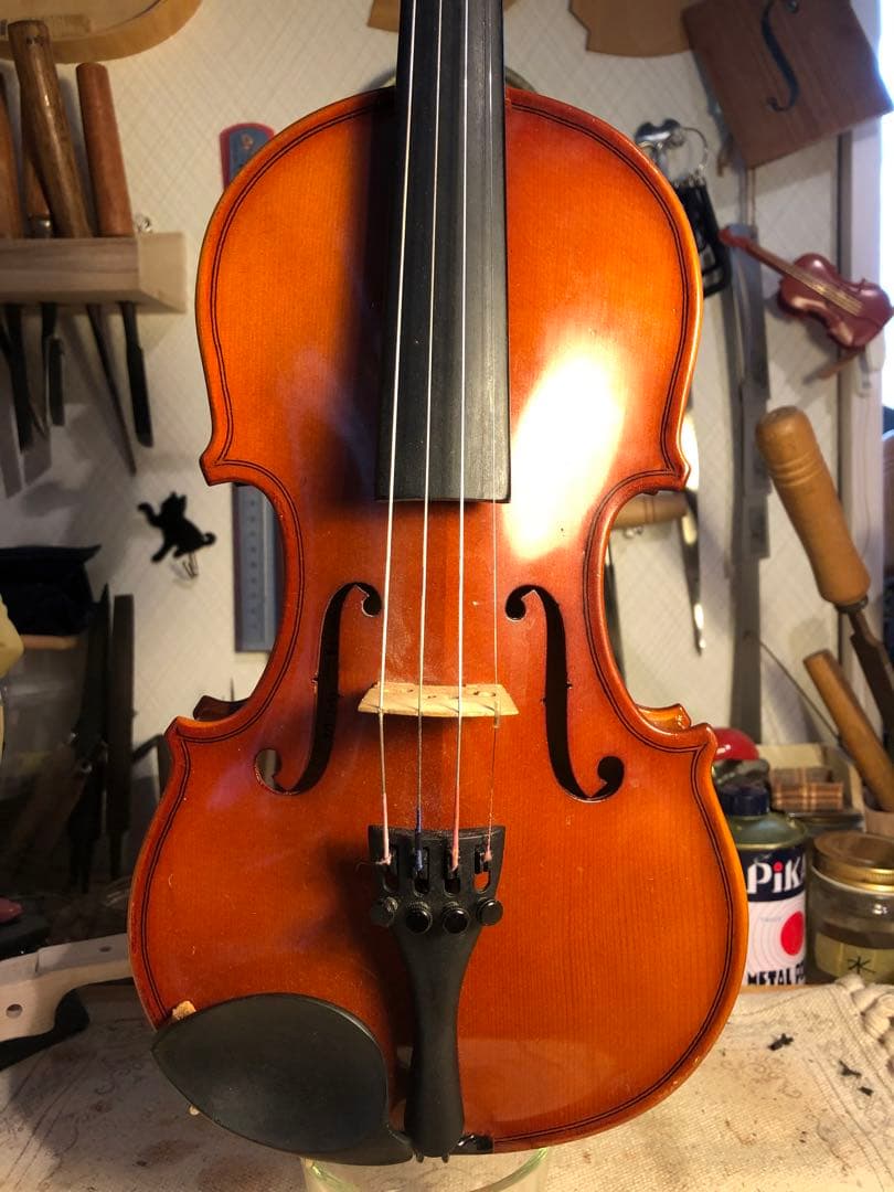 【訳あり特価.駒&魂柱調整済】カルロジョルダーノ分数バイオリンvs1 1/4