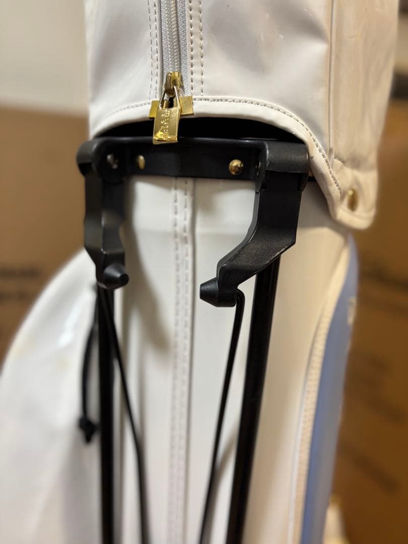 muta MARIN ムータマリン エナメル スタンドキャディバッグ 灯台 美品