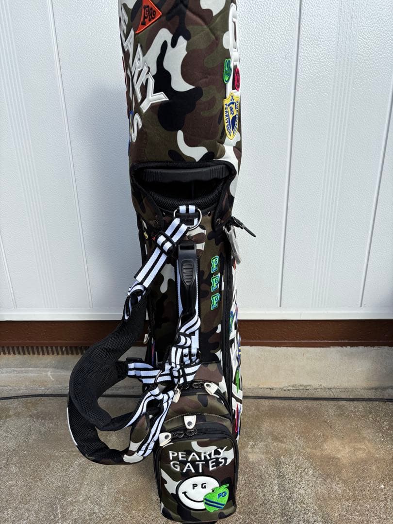 PEARLY GATES 迷彩スタンドバッグ &ヘッドカバー&ロッカーバックほか