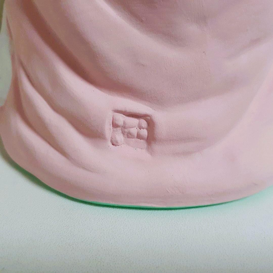 092　開運招福の縁起物！陶器製　笑門七福神　弁財天　特大 昭峰作