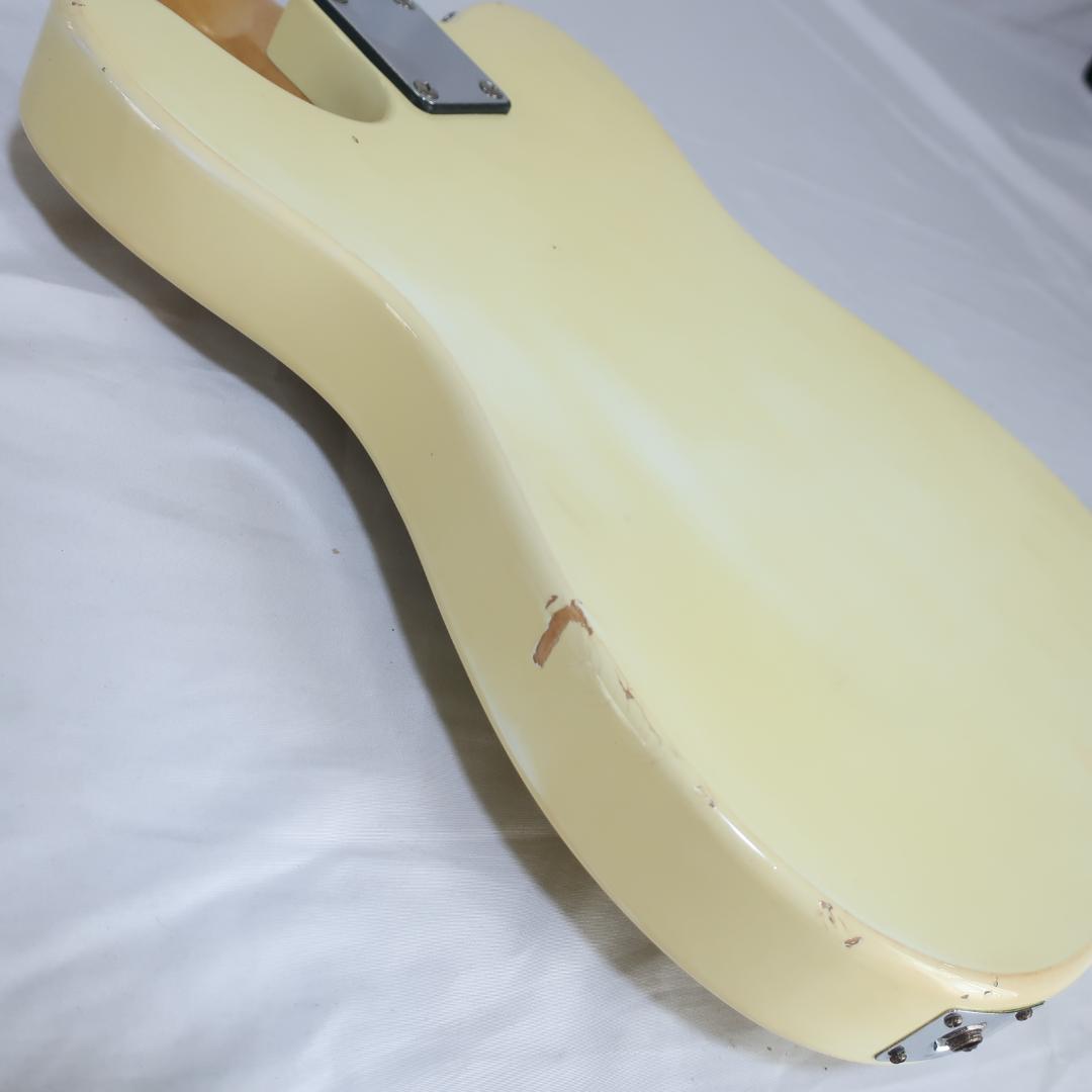 Juno テレキャスタータイプ エレキギター ケース付き ホワイト