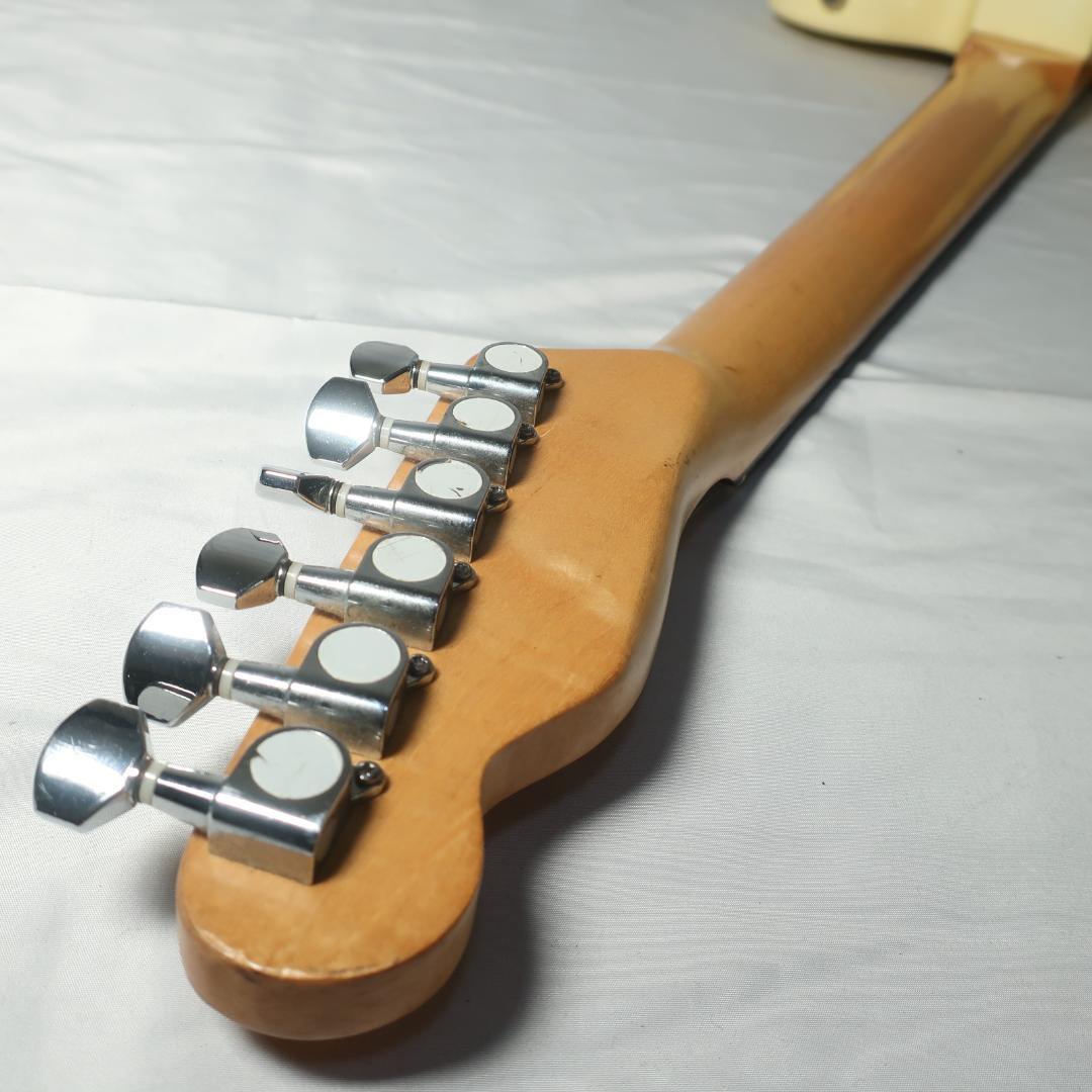 Juno テレキャスタータイプ エレキギター ケース付き ホワイト