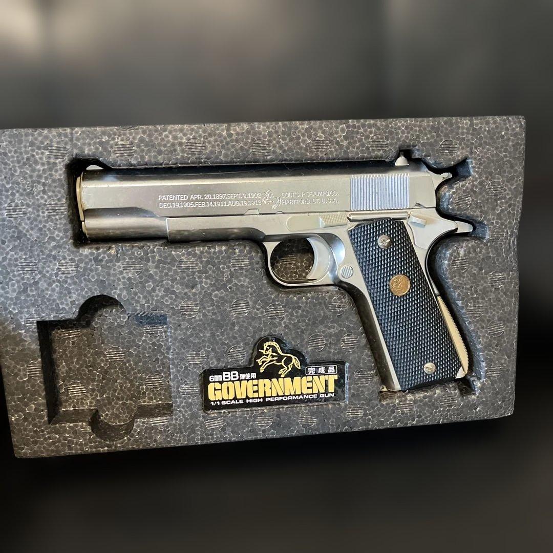 COLT GOVERNMENT STAINLESS MOD エアソフトガン