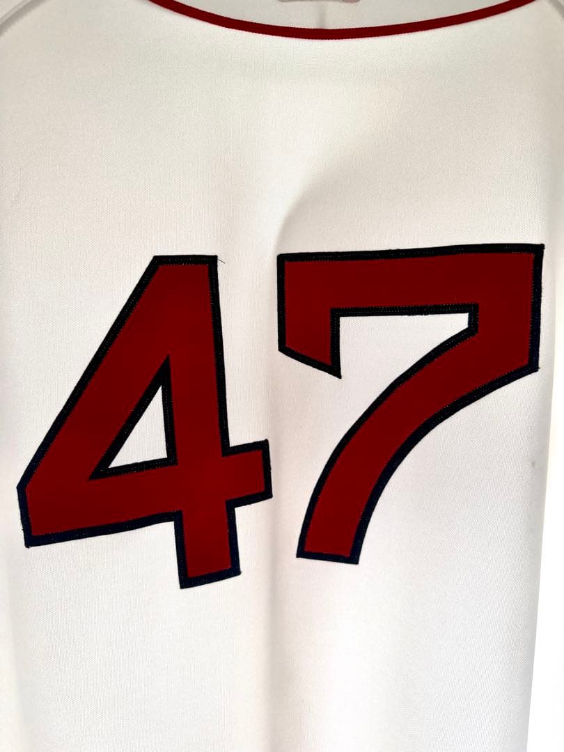 ボストン・レッド・ソックス オーセンティックジャージ サイズ:５２ 背番号:４７