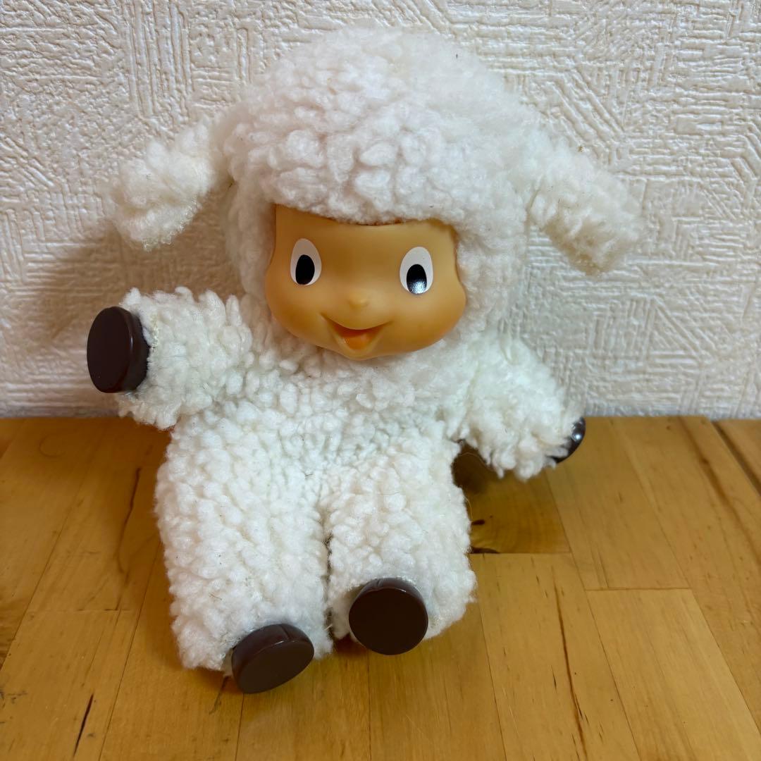 サンリオ　ひつじ　ぬいぐるみ　昭和　レトロ　(m