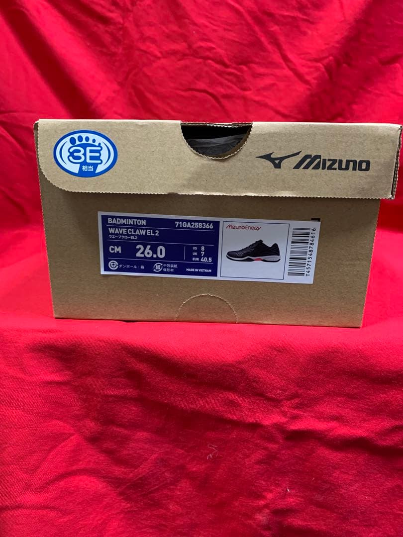 71GA258366 26.0cm バドミントン ミズノ シューズ