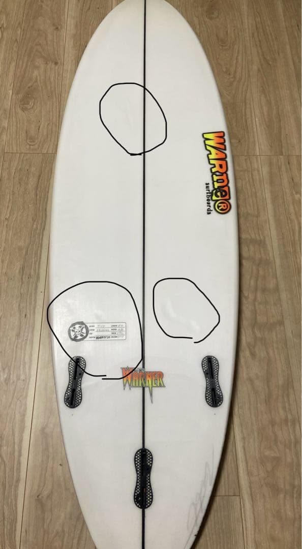 ワーナー サーフボード warner 伊藤リアル　クイックシルバー　1975