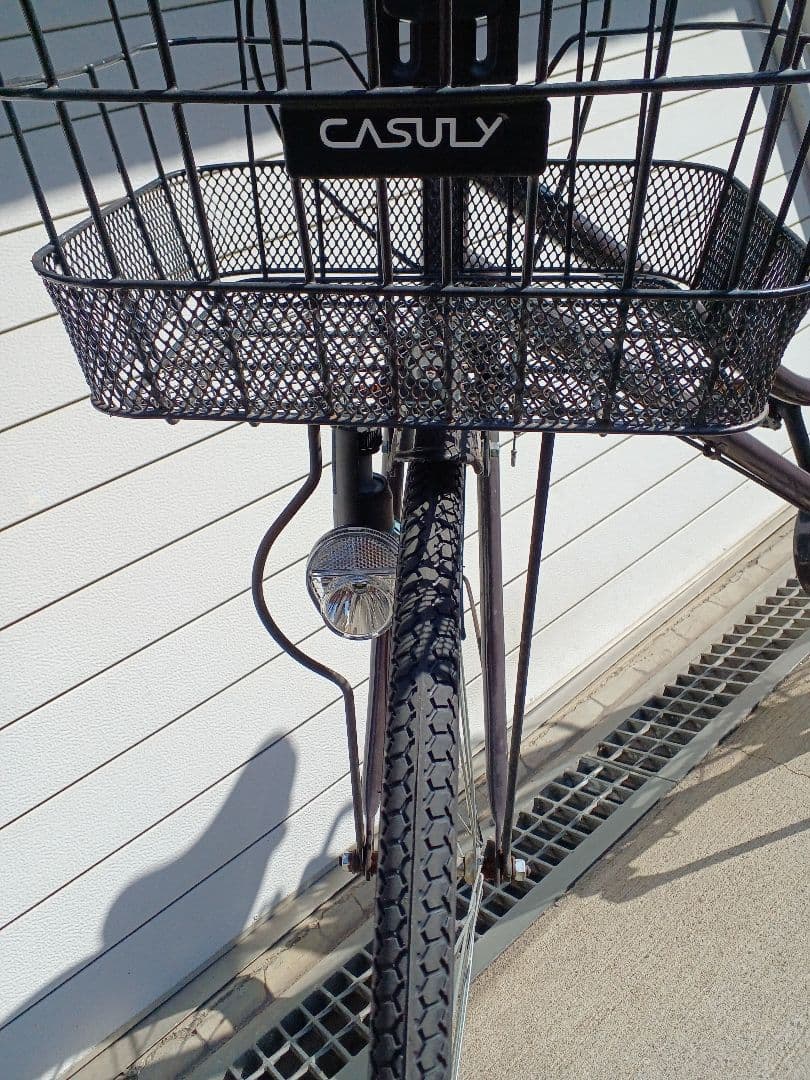 シティーサイクル27インチ　アサヒCASULYシングルギア　都内引き取りのみ❕