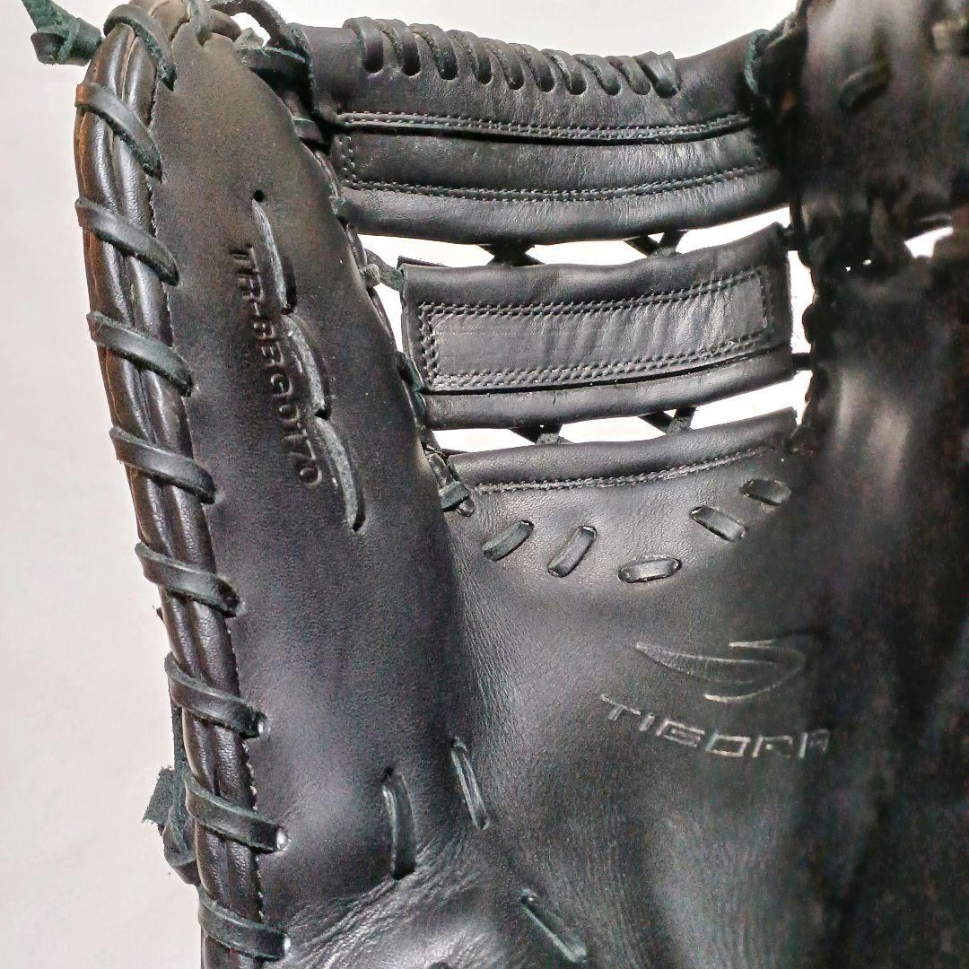 TIGORA ティゴラ ファーストミット 一塁手用 軟式一般 ブラック 黒