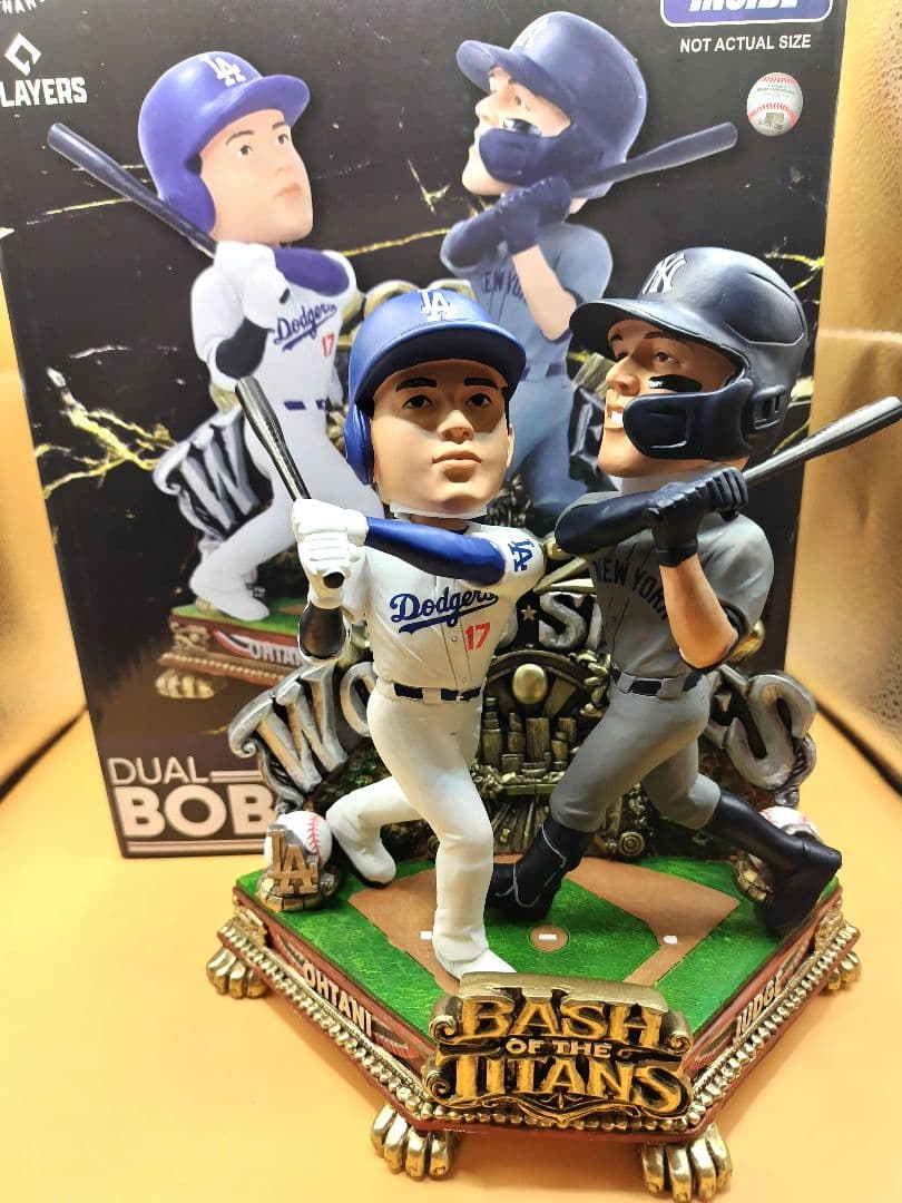 2024ワールドシリーズ 大谷翔平 アーロンジャッジ　デュアルボブルヘッド