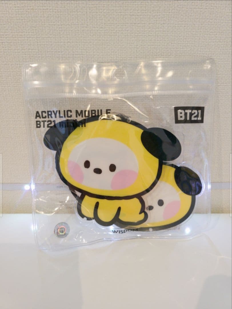 BT21 mini アクリルモビール5個セット 壁天井照明にかける