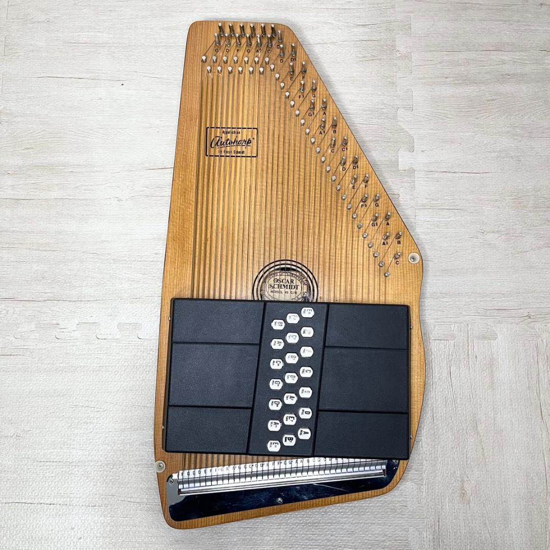【美品】oscar schmidt 45 C/R オートハープ ケース付き