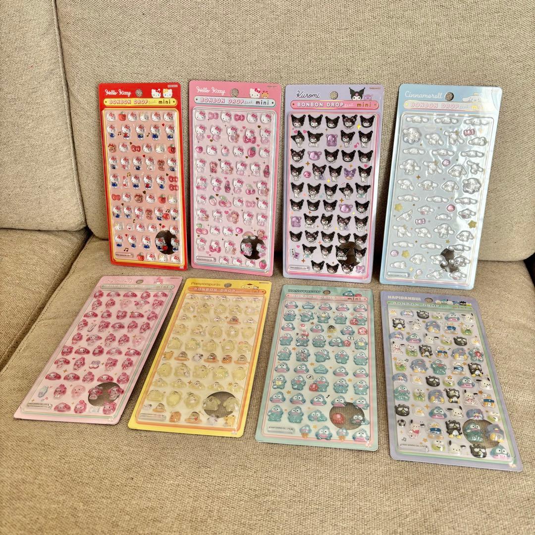 正規品　ボンボンドロップシール　サンリオ　コンプ