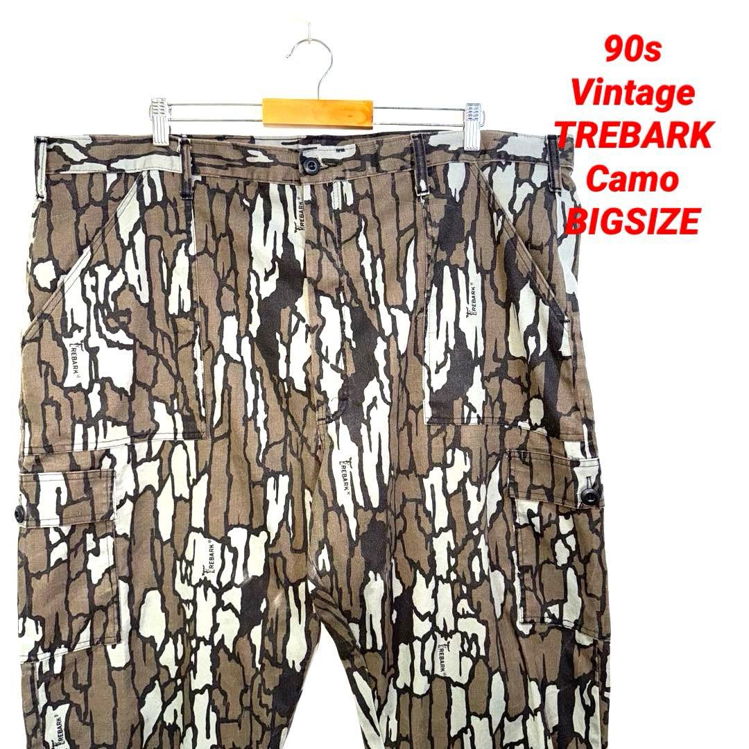 個人装備 90s Vintage TREBARK Camo BIGSIZE