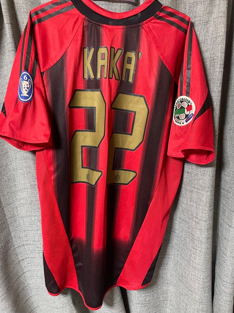 ACミラン カカ　KAKA 22番 サッカーユニフォーム　レア　赤