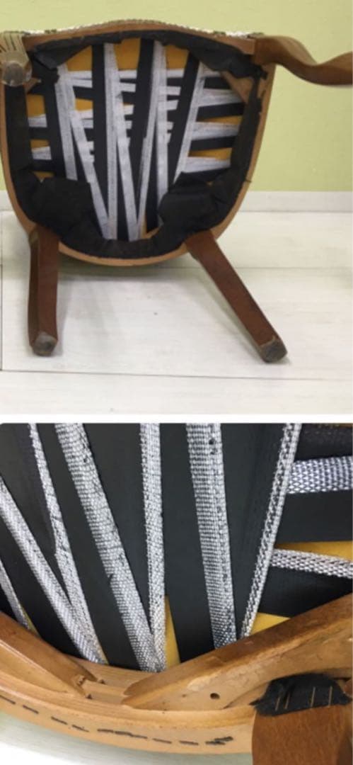 ヴィンテージ 彫刻♦️猫脚 高級 ダイニングチェア♦️フィオーレ ２脚セット♦️送料込