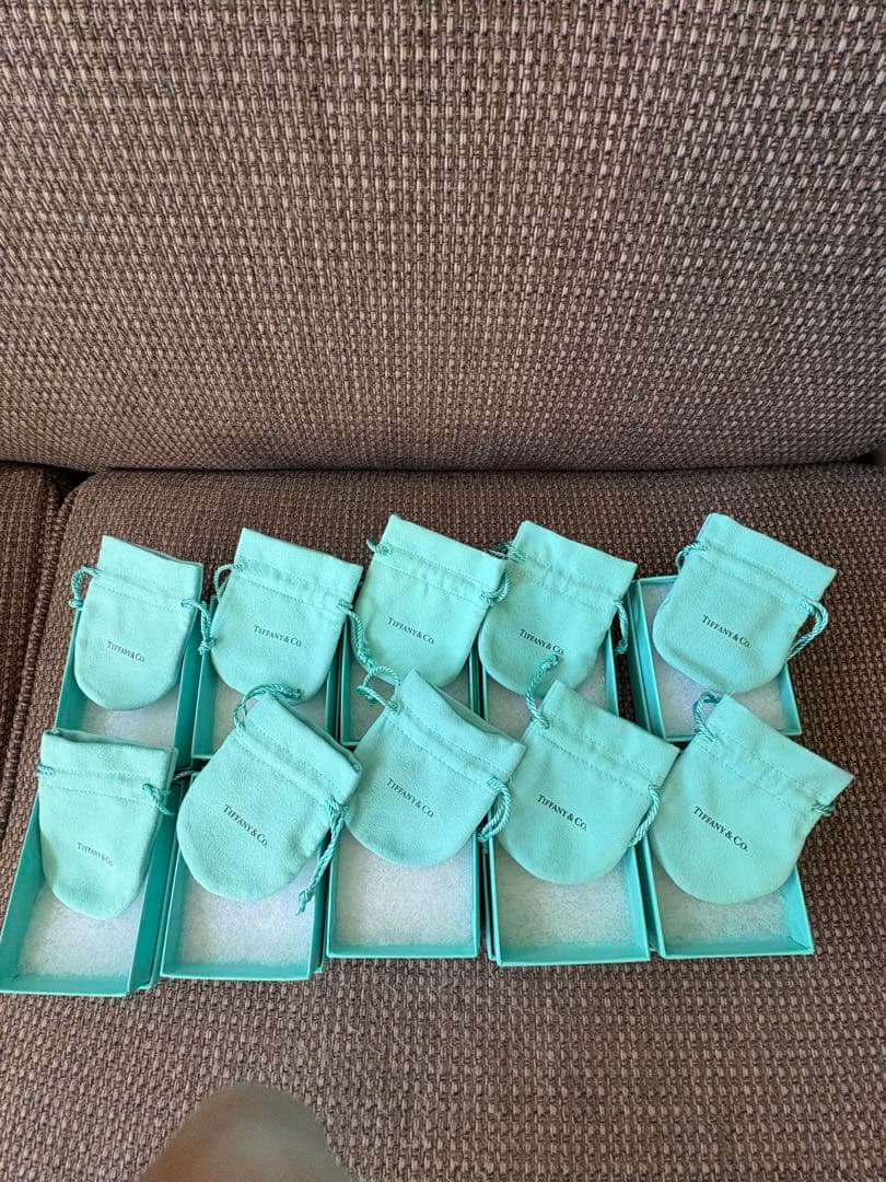 現行品　Tiffany ティファニー空箱　巾着袋10セット