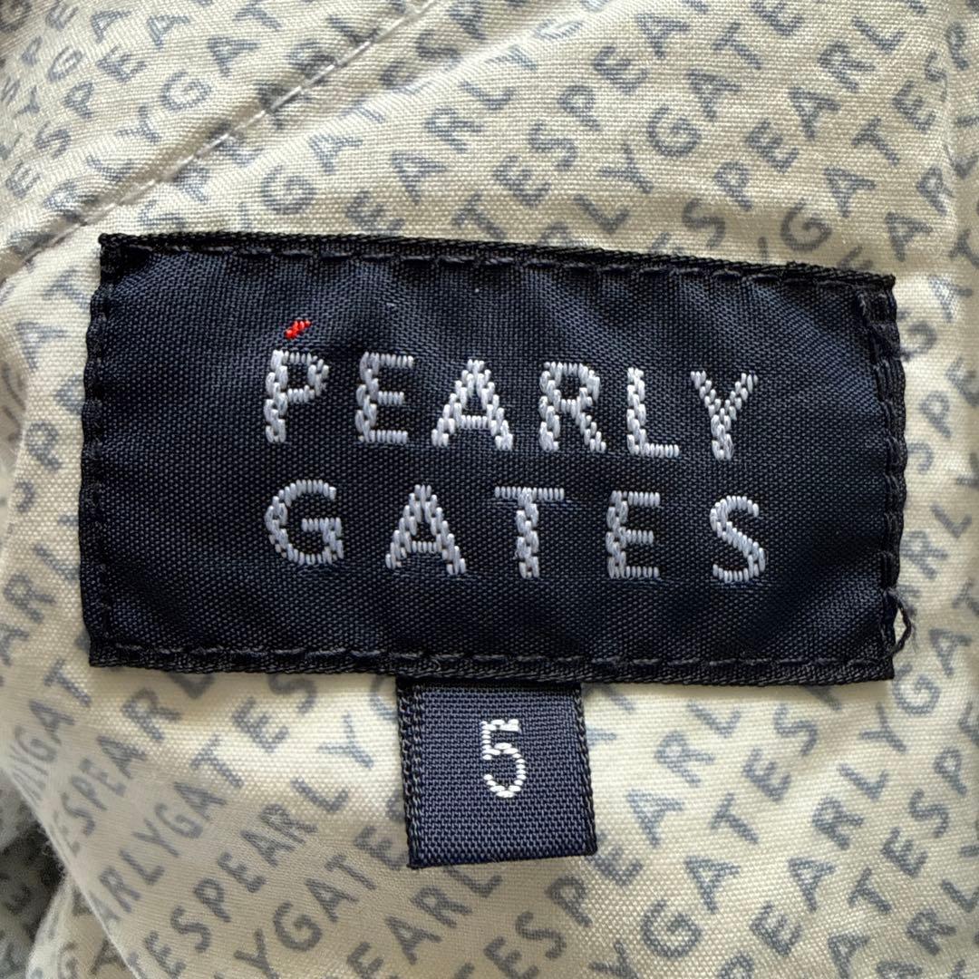 現行モデル　パーリーゲイツ　パンツ　L〜XL相当 チェック　黒　白　コットン素材