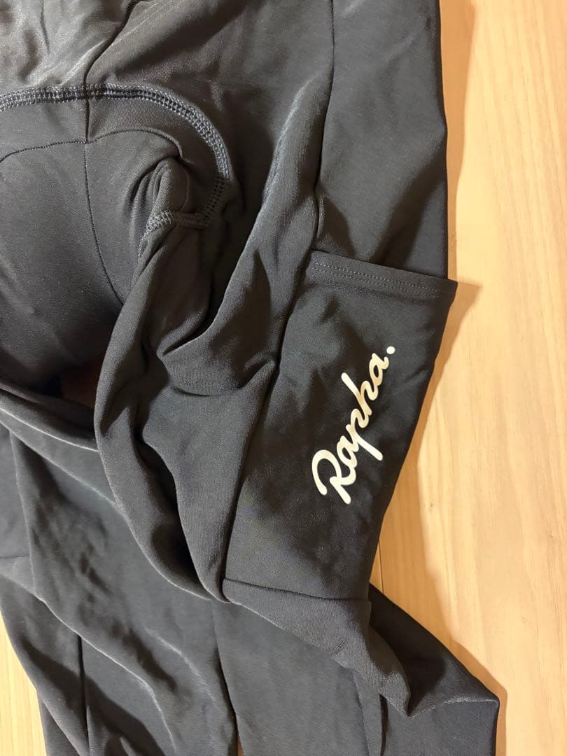 Rapha ブラック ウィンタービブタイツ S