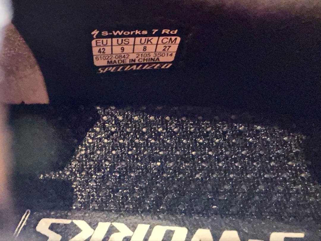 実走行未使用 S-WORKS 7 Rd 27cm ロード用 ビンディングシューズ