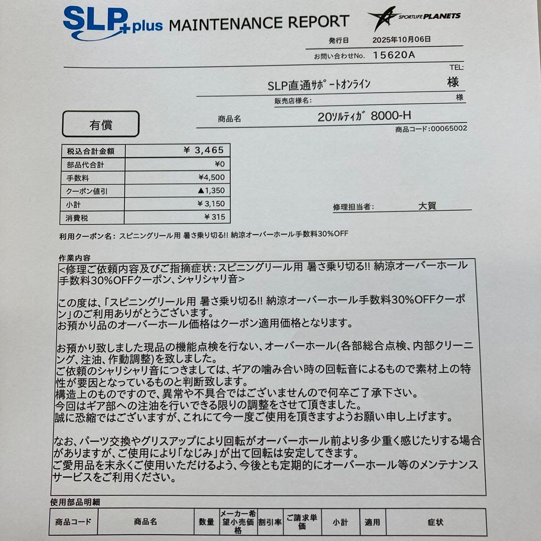 ソルティガ8000H