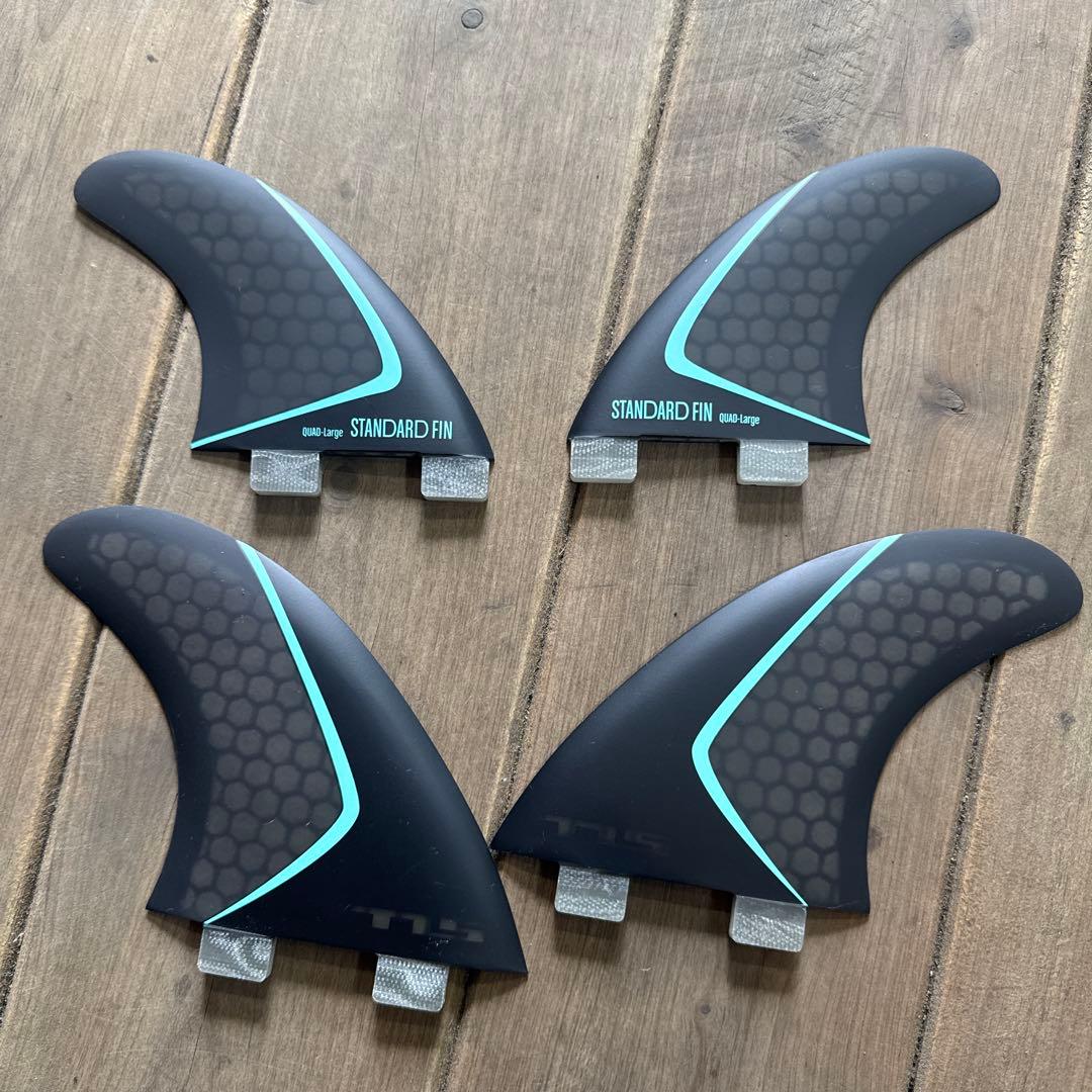 TLSQUAD-large STANDARD FIN サーフボードフィン 4枚
