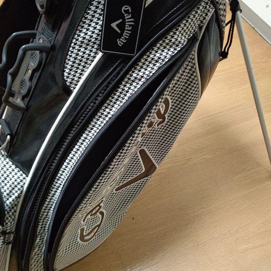 Callawayスタンド式 千鳥柄キャディバッグ 9.0型(日本正規品)