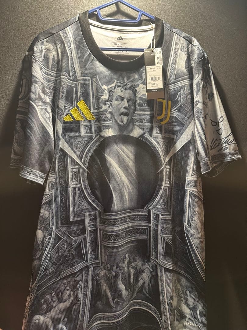 【新品未使用タグ付】ユベントス25-26プレマッチジャージー デルピエロ