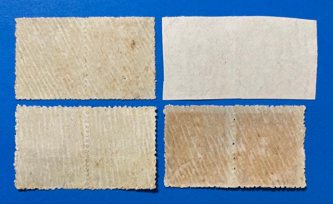 【激レア品！】旧中国（解放区）切手　長春版蒙文（偽蒙原票）（未使用、ペア4種）